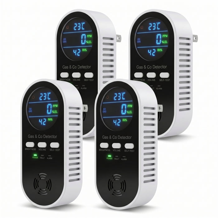 HavenGuard Detector CO & Gas-4Pack