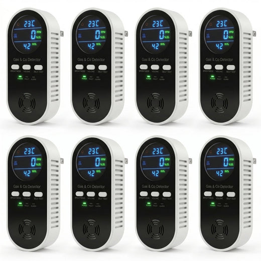 HavenGuard Detector CO & Gas-8Pack
