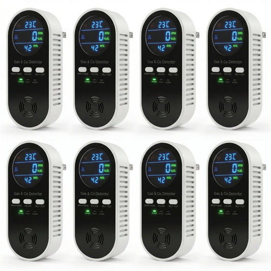 HavenGuard Detector CO & Gas-8Pack